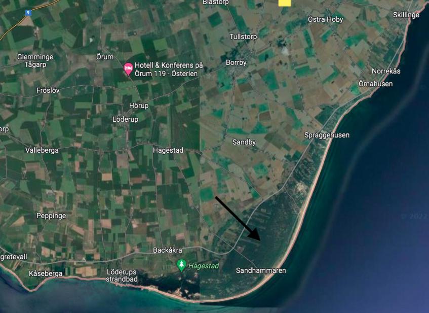 Sandhammaren ,Skane Löderup Екстериор снимка